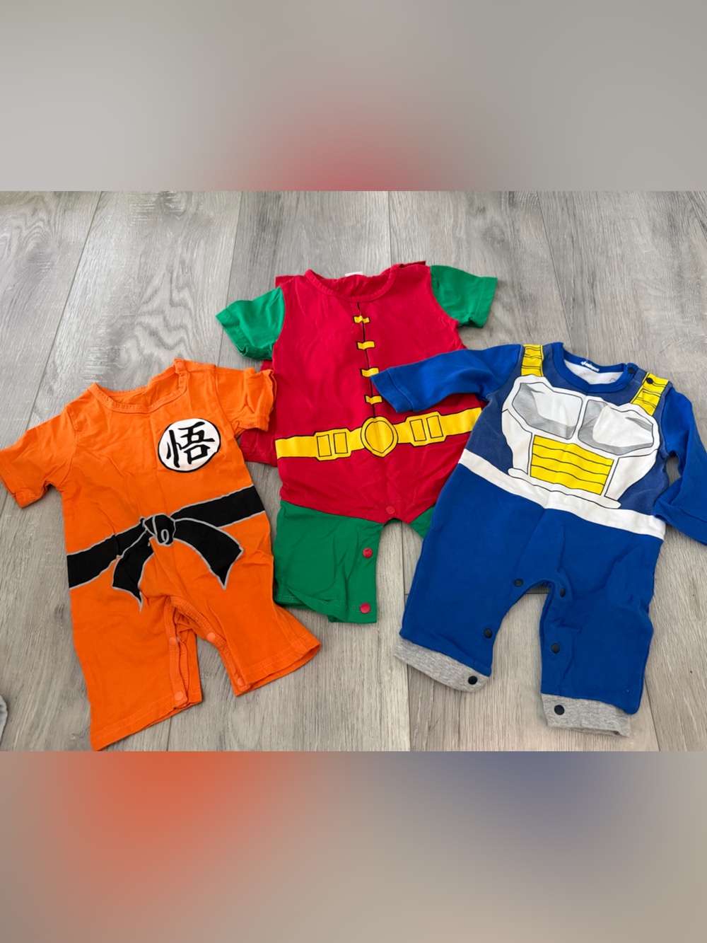 Batman Red and Green Robin Short Sleeve Kids Superhero Outfit